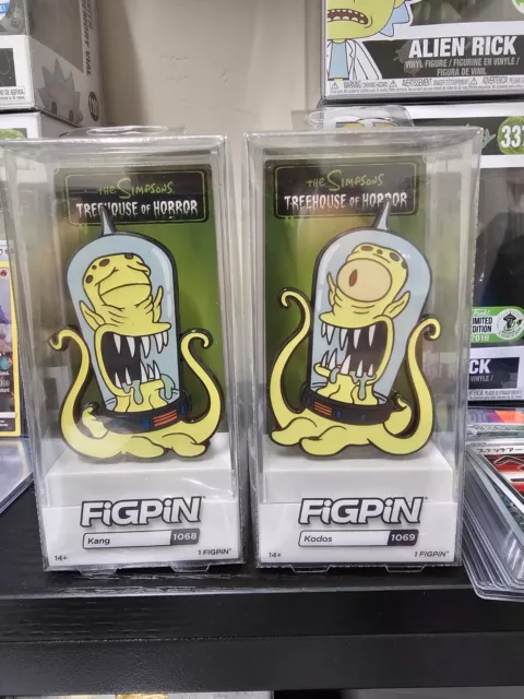 FiGPiN Kang & Kodos 2023 ECCC Exclusive (LE 500) IN HAND Plus!