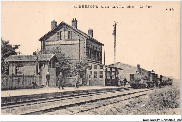 CAR-AAHP6-60-0481 - RESSONS-SUR-MATZ - la gare - Tain