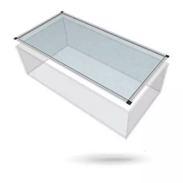 DD Jumpguard PRO DIY Net Screen Aquarium Cover (71" x 35.5") TC18090PRO - D-D Aq