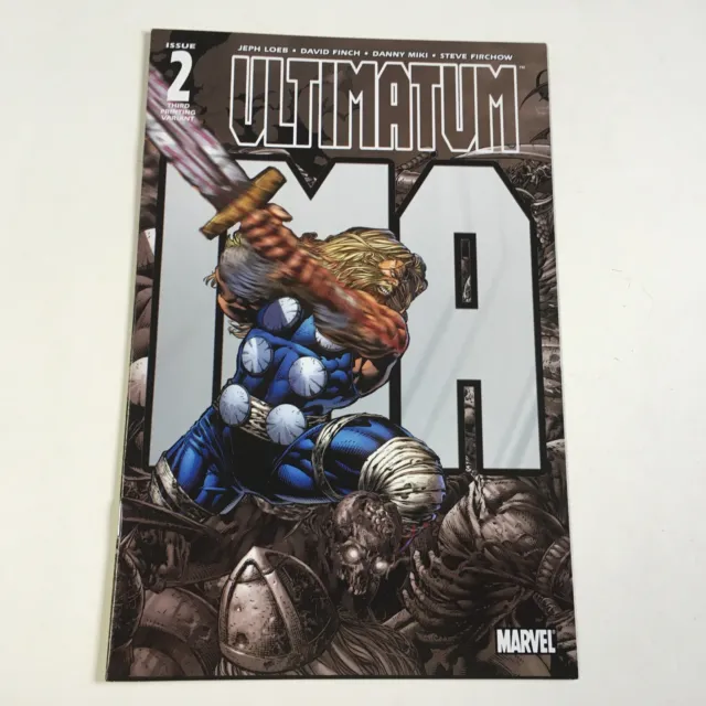 Ultimatum #2 3rd Print Connecting Variant Thor VF/NM 2009 Marvel Comic