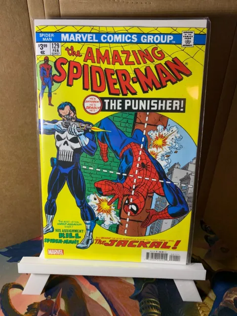 Amazing Spider-Man #129 Facsimile 2023 Edition Nm 1St App Punisher