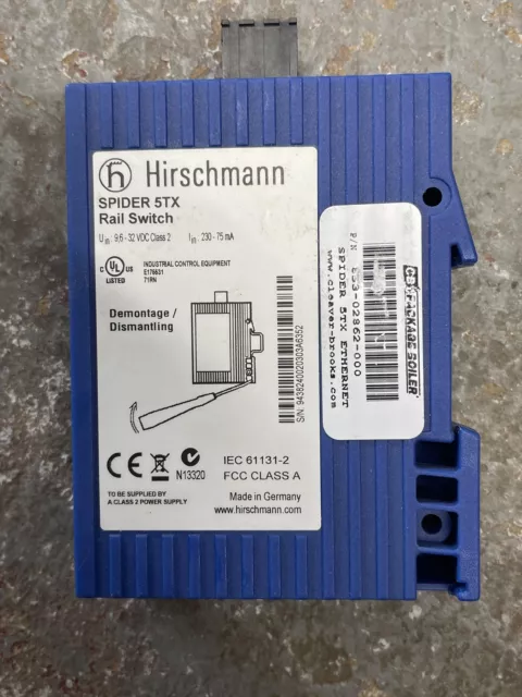 Hirschmann SPIDER 5TX Rail Ethernet Switch