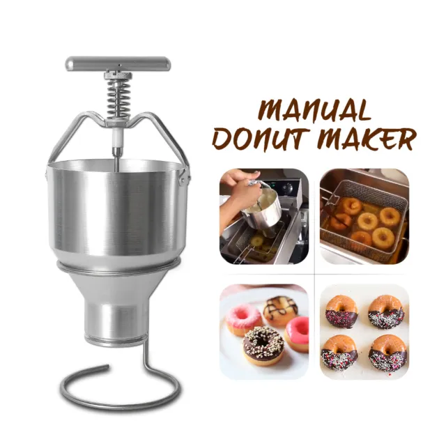 Manual Donut Maker 2.5L Hopper Stainless Steel Donut Maker Machine Dispenser
