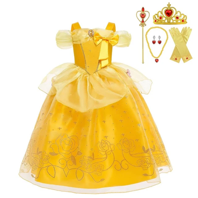 saks dresses Belle Costume for Adult Women Princess Belle Dress from Belle and The   Lydiacosplay