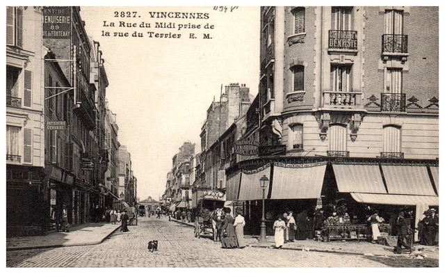 94 VINCENNES - la rue du midi prise de la rue du terrier