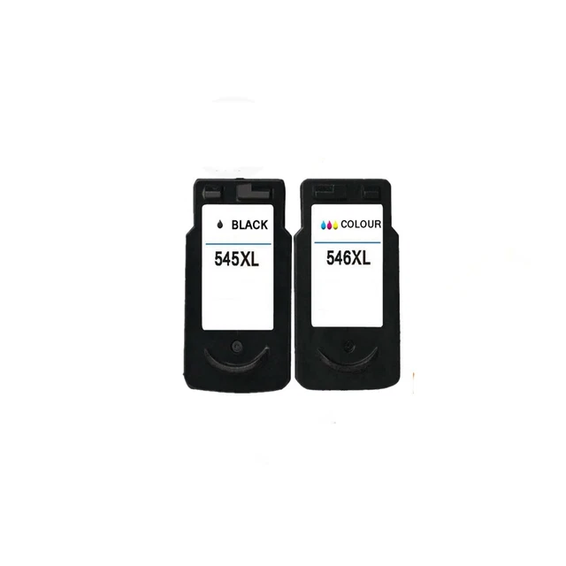 Kit 2 cartucce per Canon rigenerata colore bcmy PG545XLBK CL546XL PG545B CL546