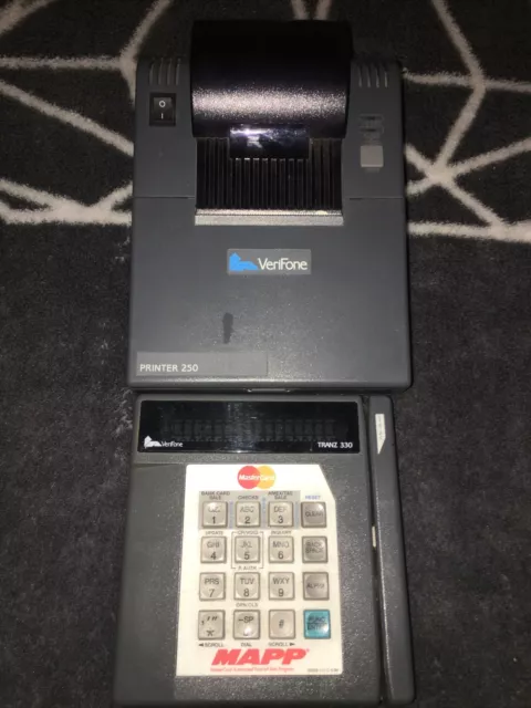 Verifone 250 Printer And Verifone Tranz 330 Card Reader READ BELOW missing cords