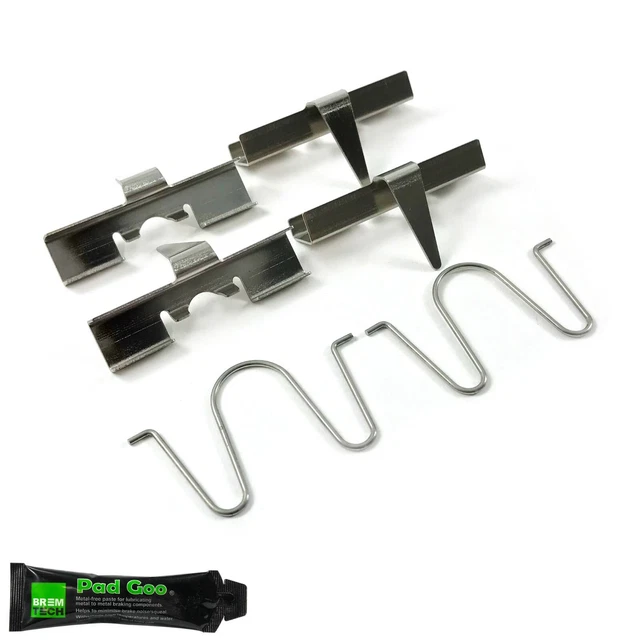 2 SET SHLPDFM Rear Brake Pad Fitting Kit Anti-rattle Clip Pad Shims LX0354, MBA1298, 109-1298 Fits For Ford Mondeo Mk3 2003-2007