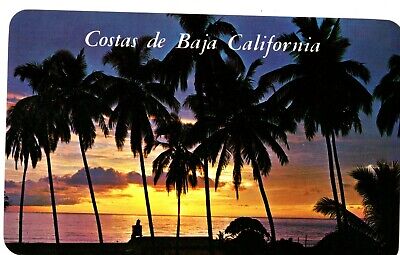 Costas de Baja, California, Beautiful Sunset Postcard