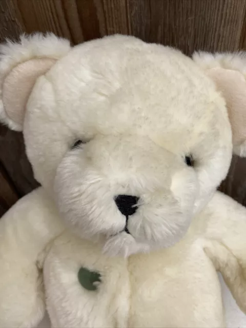 Harrods Nursery Teddy Bear 🧸 My First Harrods Teddy Bear Green Button On Chest. 3