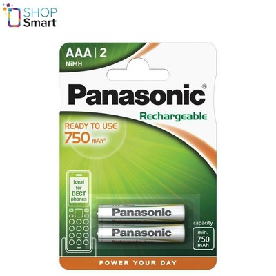 Camelion 2 Camelion AAA Rechargeable 1100mAh Piles 2BL Batterie NI-MH 1.2V HR03 Neuf 
