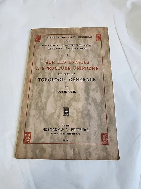 SUR LES ESPACES à Structure Uniforme et sur la Topologie Générale ...