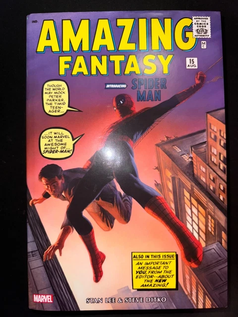 The Amazing Spider-Man Vol. 1 Hardcover Marvel Omnibus Graphic Novel Comic Book