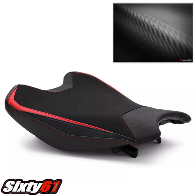 Honda CBR1000RR Sitz Abdeckung 2017-2021 2022 2023 Luimoto Black Rot Stich Vorne