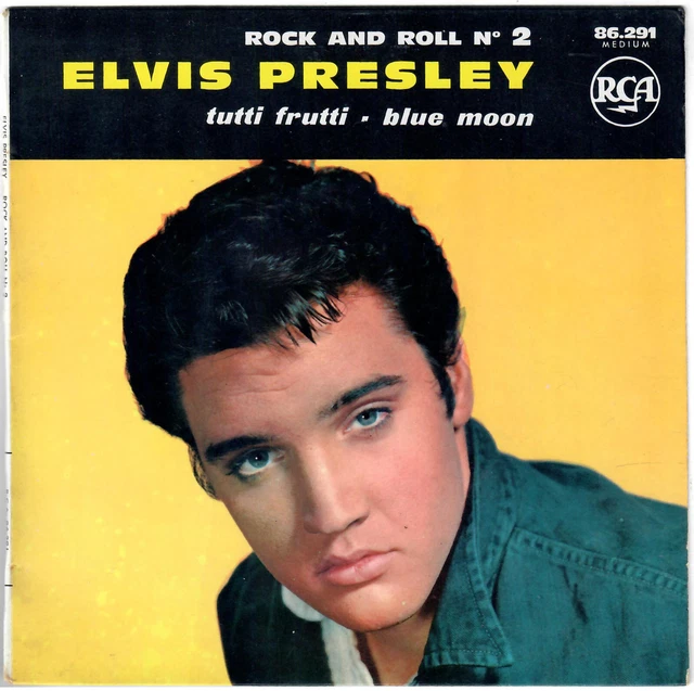 ELVIS PRESLEY N 2 Blue Moon Tutti Frutti 1956 French EP P S Repress ELVIS PRESLEY N 2 Blue Moon Tutti Frutti 1956 French EP P S Repress