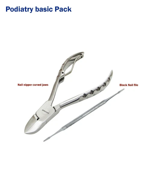 Chiropody instruments Nail Nipper Curved jaws Podiatry Hand & Footcare tools