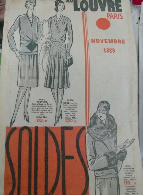 Catalogue De Jouets AU LOUVRE PARIS 1919 - 44 Pages (manque Couverture)