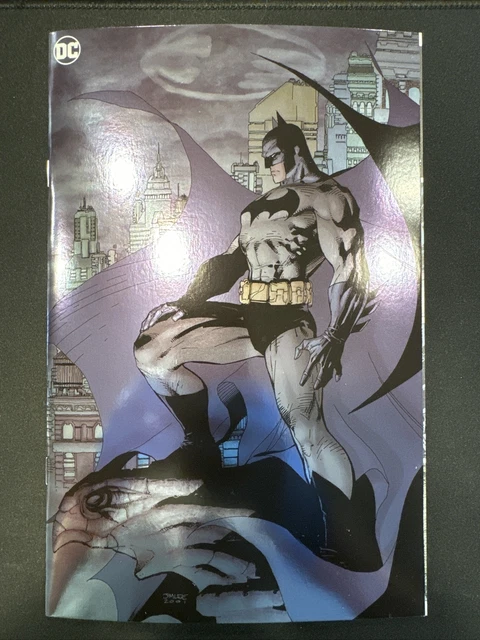 Batman #608- Batman Day 2023 Jim Lee Foil Variant Print Error Icons Series VF/NM