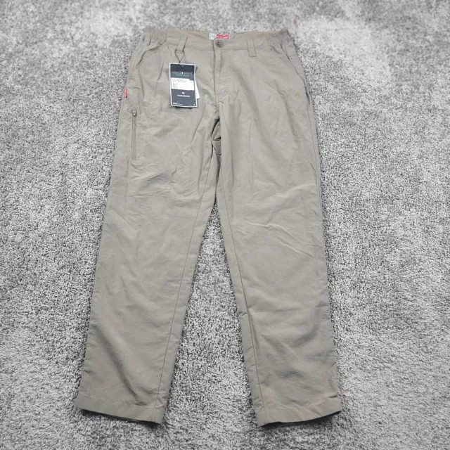 Craghoppers Pants Mens 36 Hiking Cargo Outdoor Adventure Brown Bear Grylls