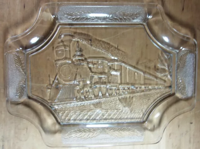 Transcontinental Railroad Train Union Pacific 350 Plate Cooperative Flint Glass