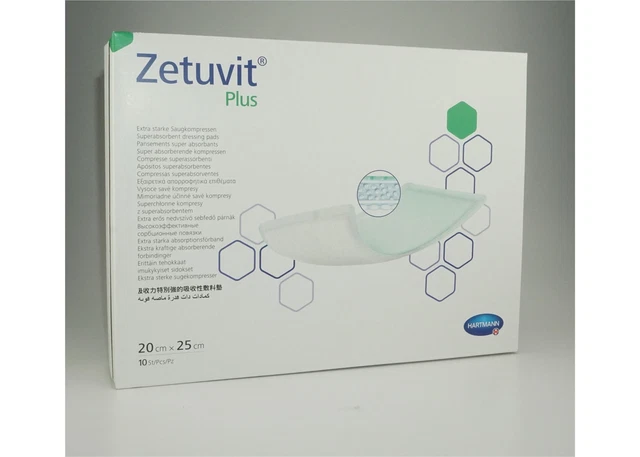 Zetuvit Plus Pièce 20X25, 10 Pièce PZN 02536644 Réf 413713