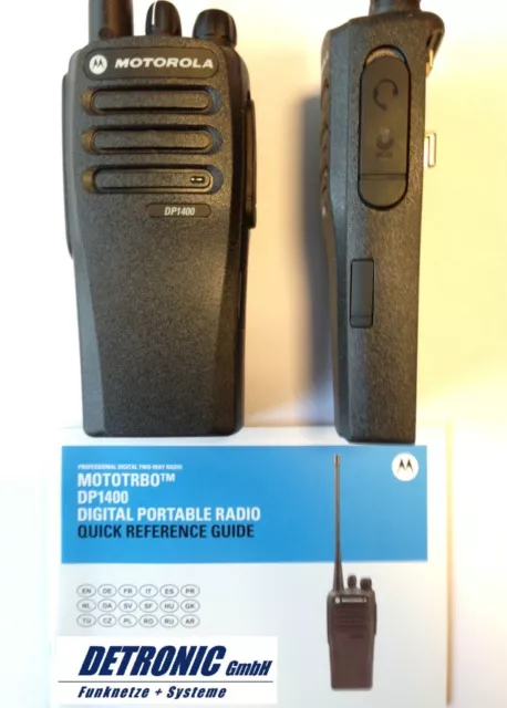 Motorola DP1400 Handfunkgerät UHF 403-470Mhz, Li-Ion 1.600 - Digital u. Analog