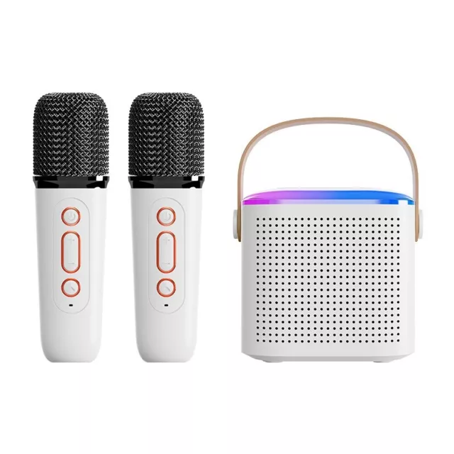3X(Wireless Karaoke Audio Home Bluetooth Portable Speaker Singing Entertainment