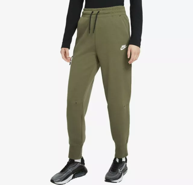 Nike Mens Black Tech Fleece CW4292-010 Drawstring Tapered Jogger Pants Size  L XL