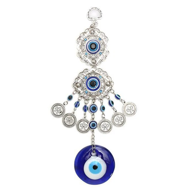 Turkish Blue Eyes Wind Chimes Wall Hanging Ornament Garden Home Decor (A) FS2#