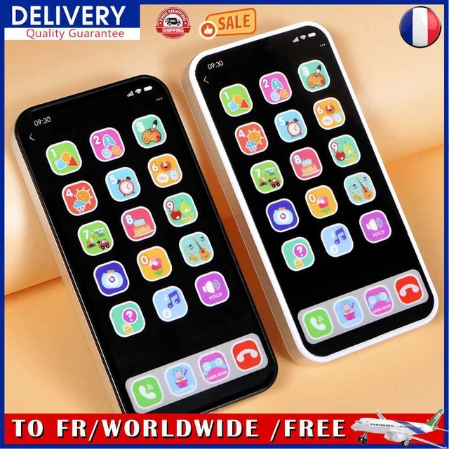 Electronic Pretend Phone Toys Multifunctional Plastic Simulated for Infant Gift