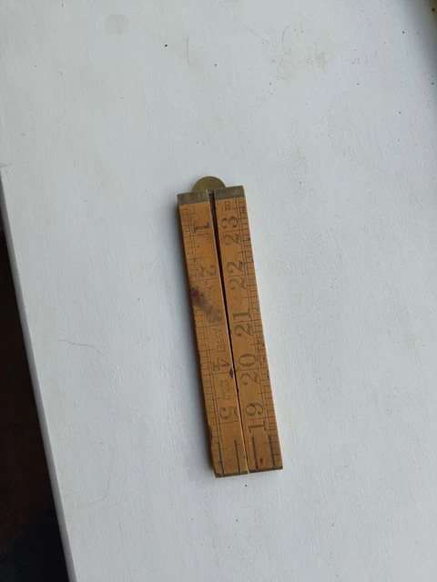 ANTIQUE BOXWOOD 24 inch ruler made by Asset In Holland £14.00 - PicClick UK