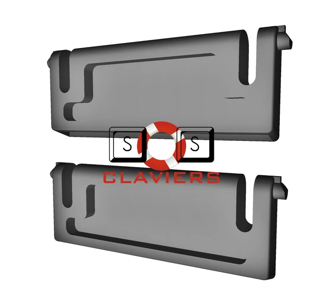 Pieds De Rechange Inclinables Pour Clavier Motospeed CK82 - Lot De Supports - Noir - Neuf
