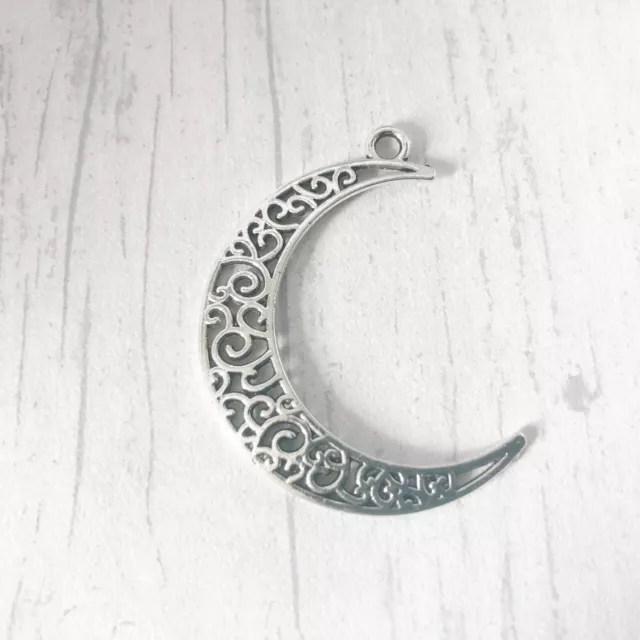 20 x Large Tibetan Silver Crecent Moon Charms Joblot Bulk Wholesale