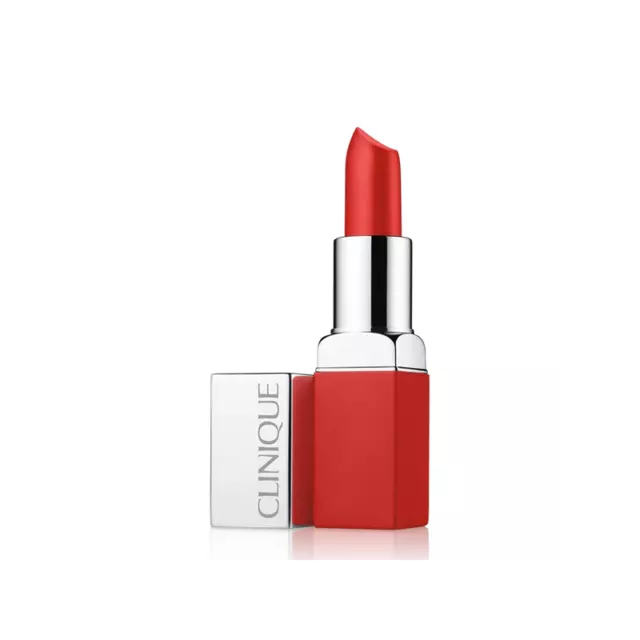 CLINIQUE Pop matte lip colour + primer Lipstick 03 ruby pop