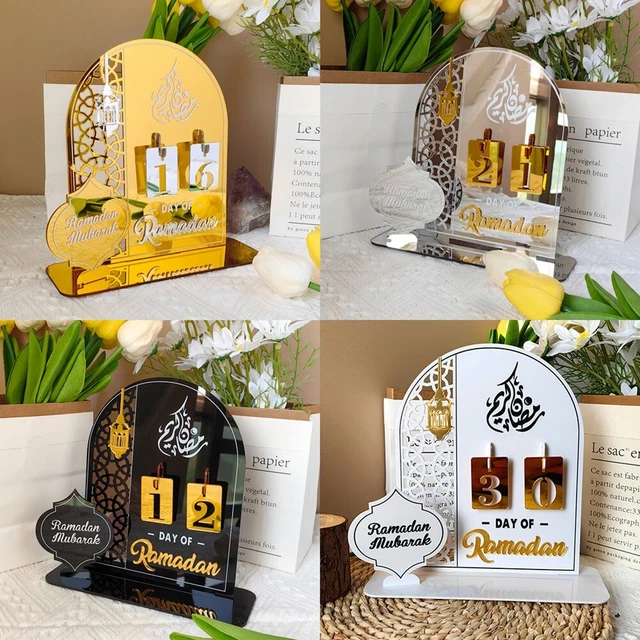 Décoration Ramadan Maison Calendrier Ramadan Bois 30 Jours - Décompte Décoration Ramadan Maison Calendrier Ramadan Bois 30 Jours - Décompte