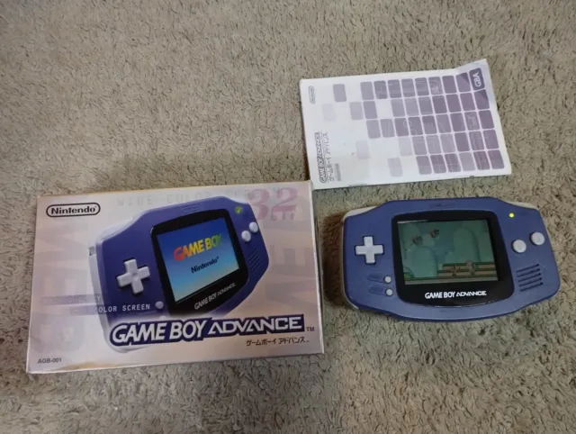 Console Nintendo Gameboy Advance En Boite Matching Number Boxed