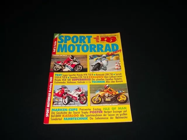 Mo Sonderheft Sportmotorrad Katalog, 1989, Zeitschrift, Bike, Youngtimer, Racing