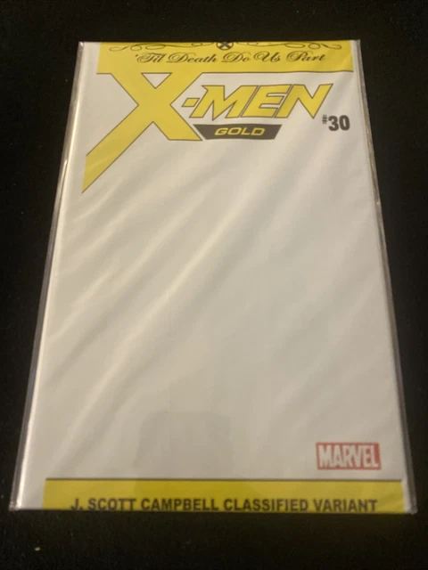 MARVEL X-Men Gold (2018) #30 J Scott Campbell Classified Wedding Variant Sealed