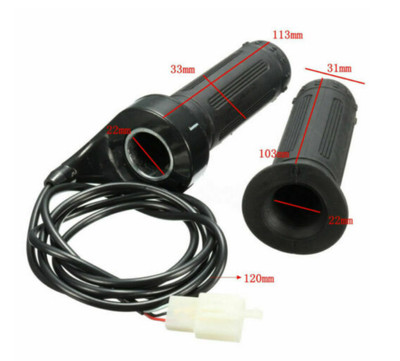 Accelera Manopola Acceleratore  Manubrio Impugnatura per Elettrico Moto Scooter 