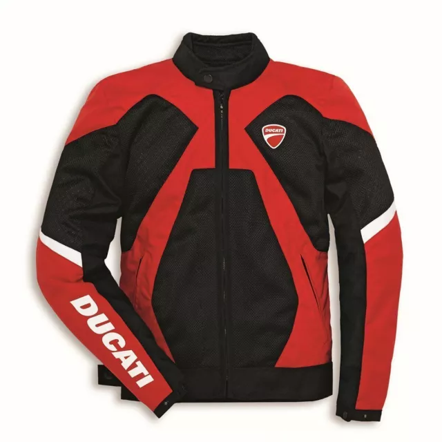 Ducati Corse Motorbike Jacket Waterproof CE Armours Cordura Textile Jacket