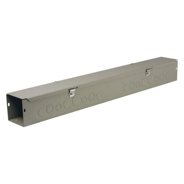 WIEGMANN HS443 Straight Wireway,NEMA 1,Length 3 Ft,Gray