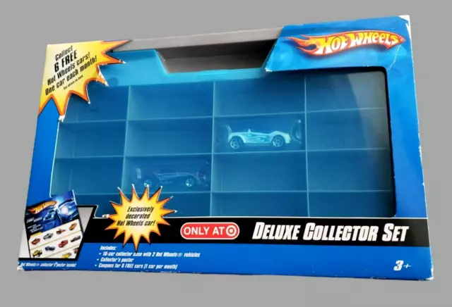 2007 Hot Wheels DELUXE COLLECTOR SET K4346 Target Exclusive 16 Car Carrying Case