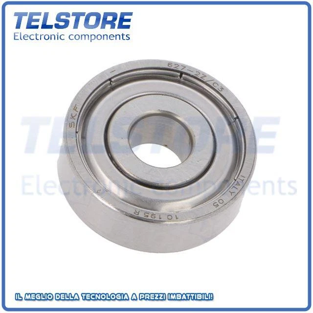 1pcs  Cuscinetto a sfere, a una fila diametroint 7mm diametroest 22mm W 7mm 627-