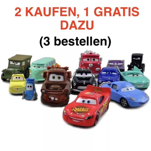 Disneys Pixar Cars 1:55 Blitz McQueen Mcraket Diecast Kinder Auto Spielzeug DE