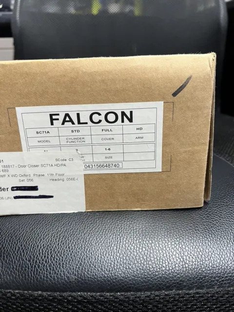 Falcon Sc71 Commercial Door Closer Brass Finish Std Function Ds Arm