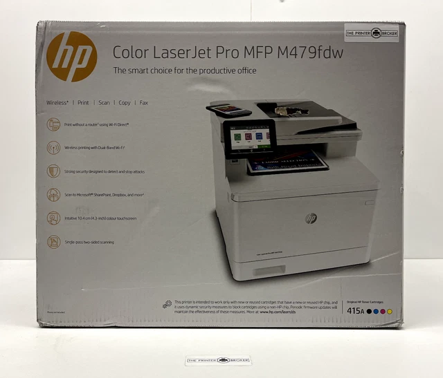 HP COLOR LASERJET Pro MFP M479fdw A4 Colour Multifunction Laser Printer ...