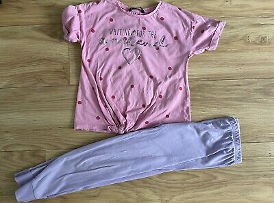 Girls Age 6-7 Years George Outfit Top And Leggings (B)