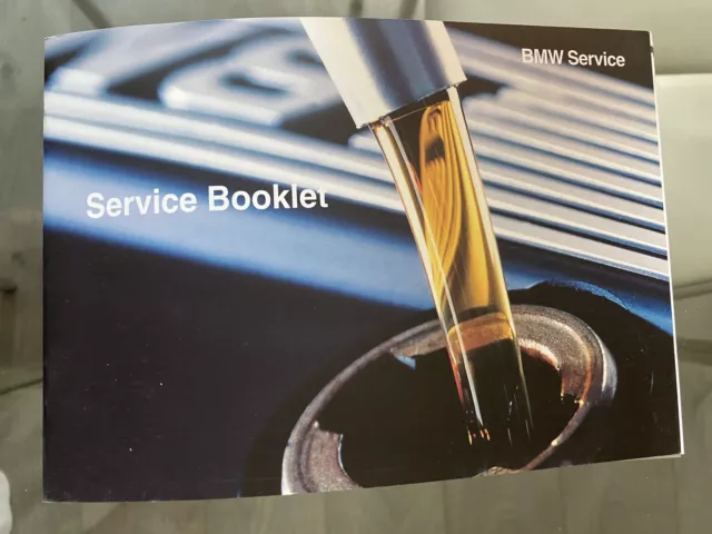 Genuine BMW Service Book Stamped New Stamped For All Petrol & Diesel Models