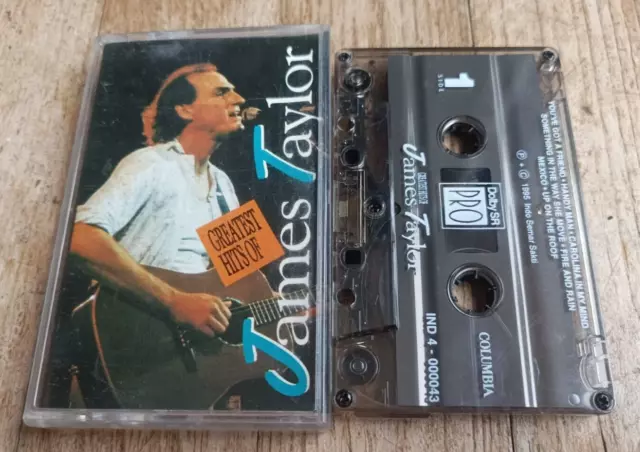 James Taylor Greatest Hits Cassette Audio Tape K7 Indonesia Official Press