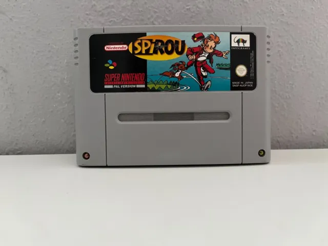 SNES - Spirou - Super Nintendo - Gereinigt  & Getestet